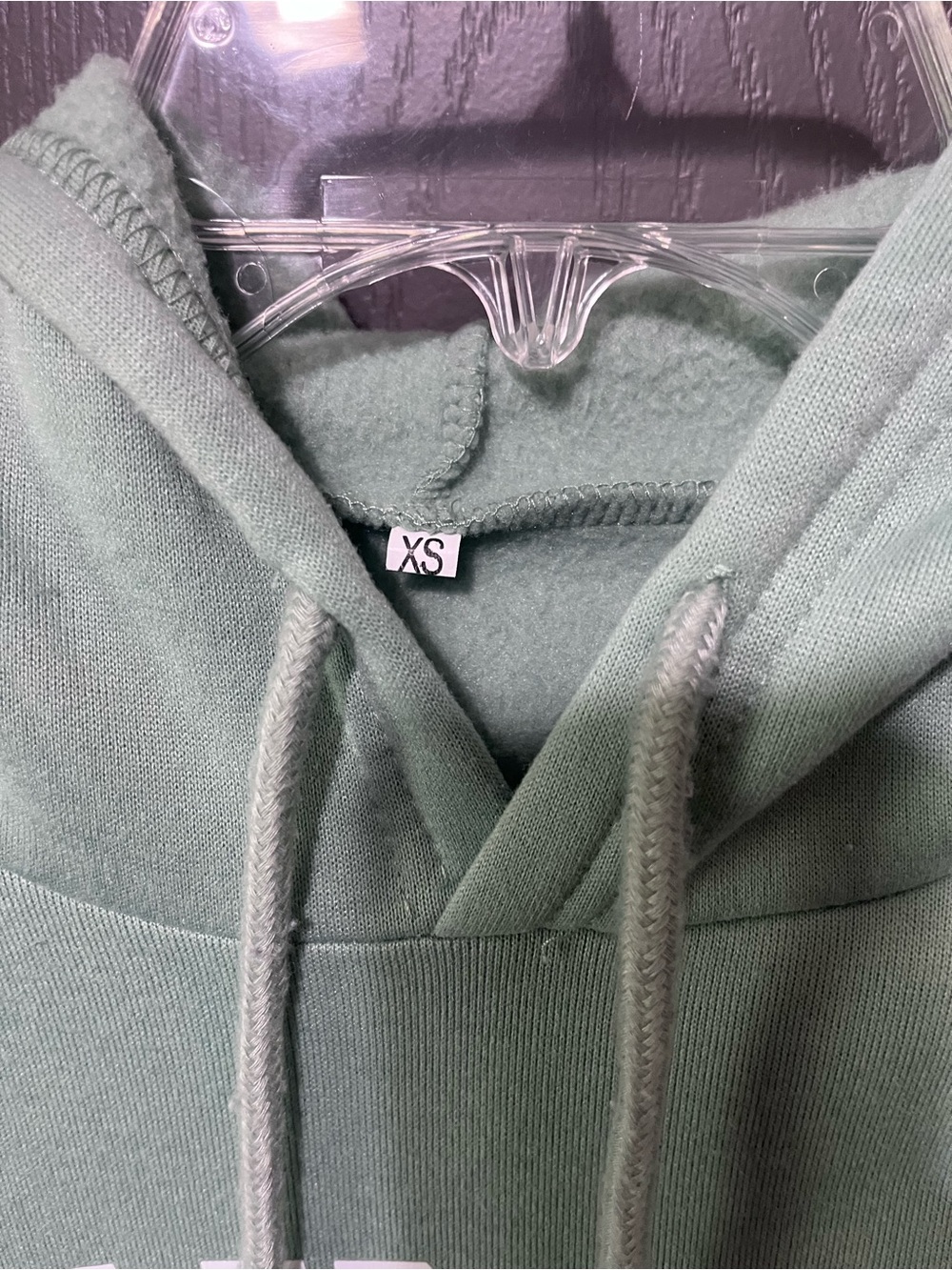 SHEIN Mint Green San Francisco Graphic Hoodie - Picture 2 of 2